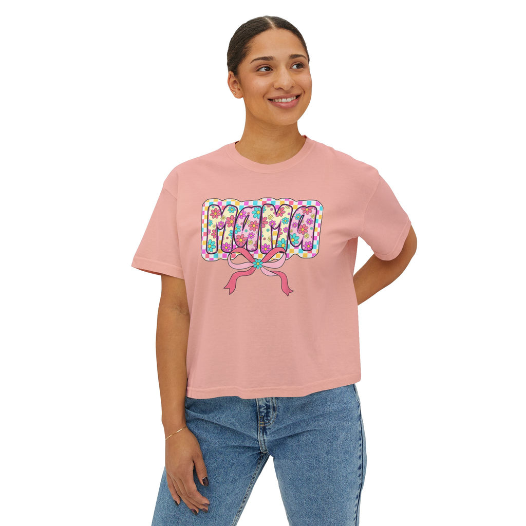 Mama Floral Bubble Tee