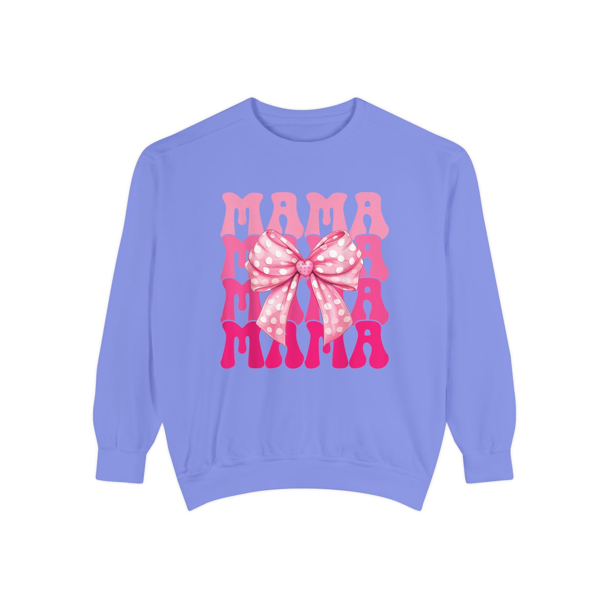 Pink Bow Mama Graphic Sweatshirt