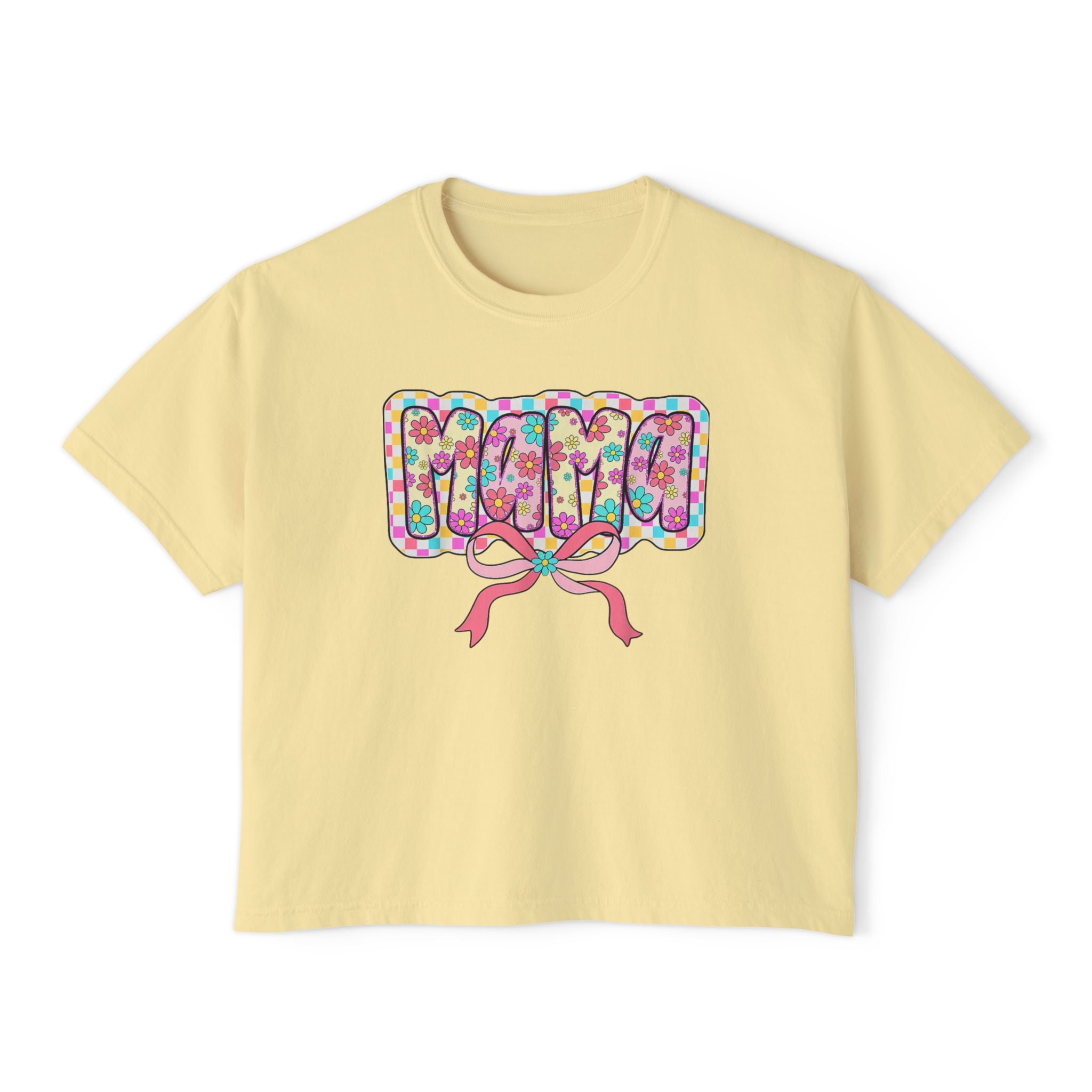 Mama Floral Bubble Tee