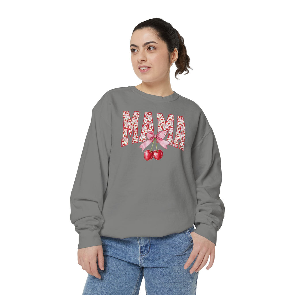 Mama Cherry Floral Sweatshirt