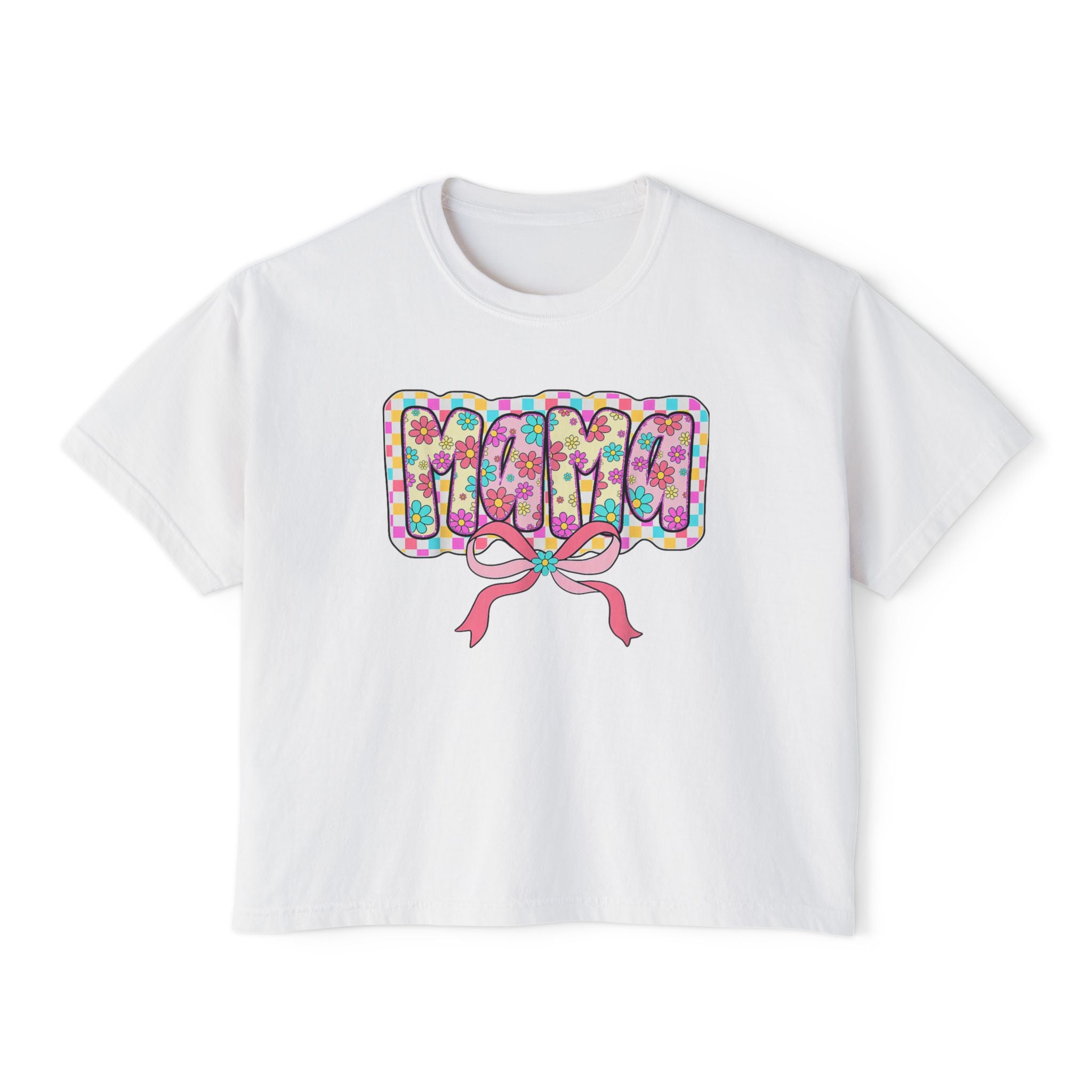 Mama Floral Bubble Tee
