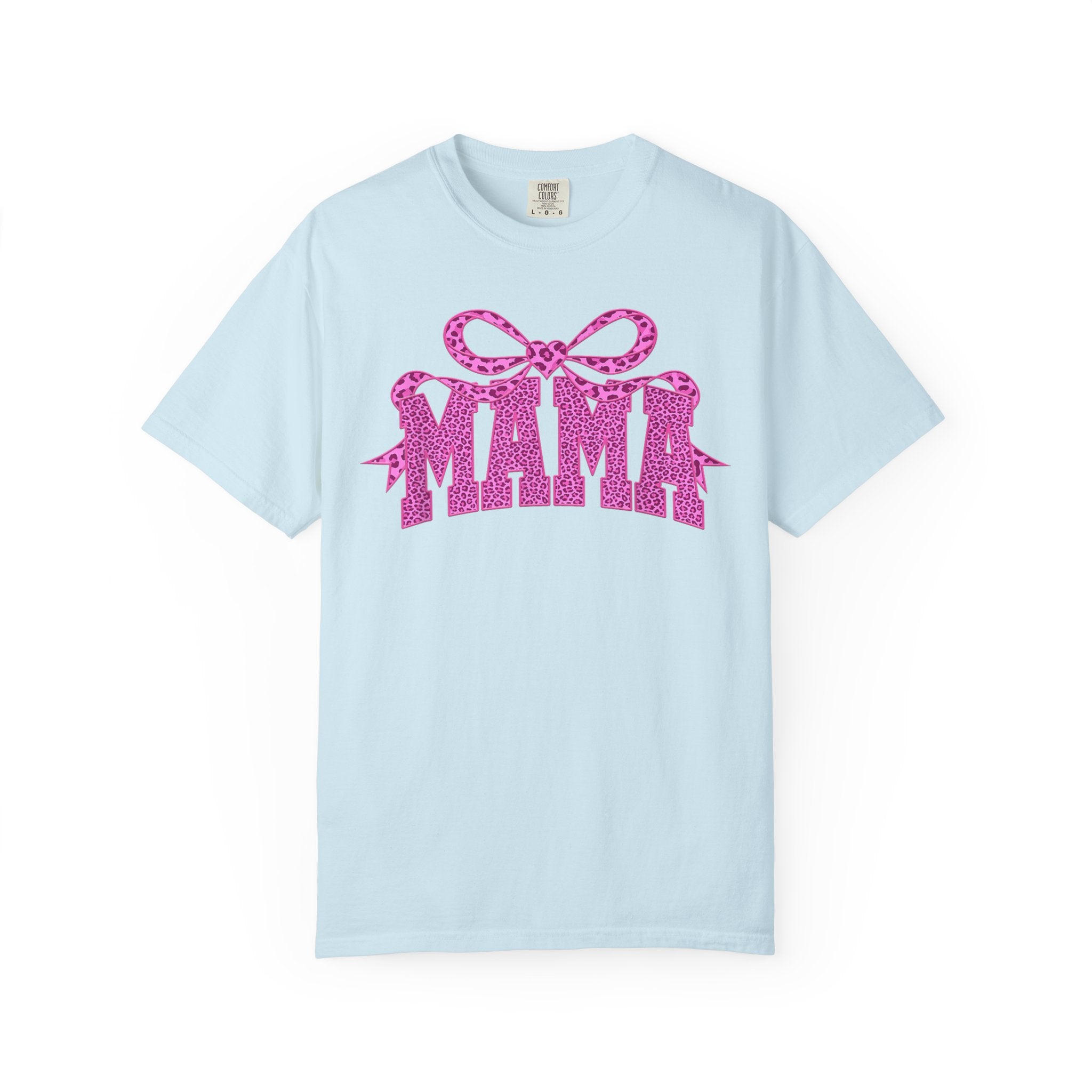Mama Glitter Bow T-Shirt