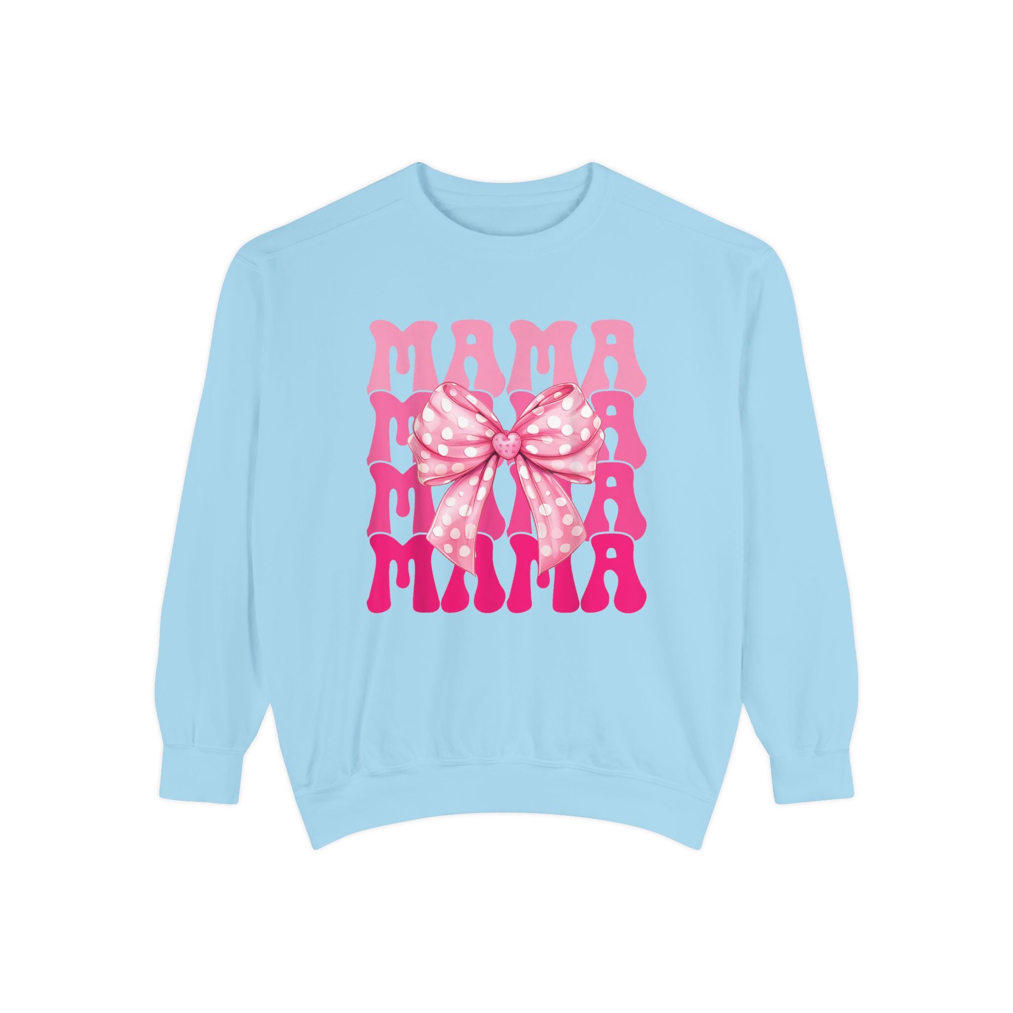 Pink Bow Mama Graphic Sweatshirt