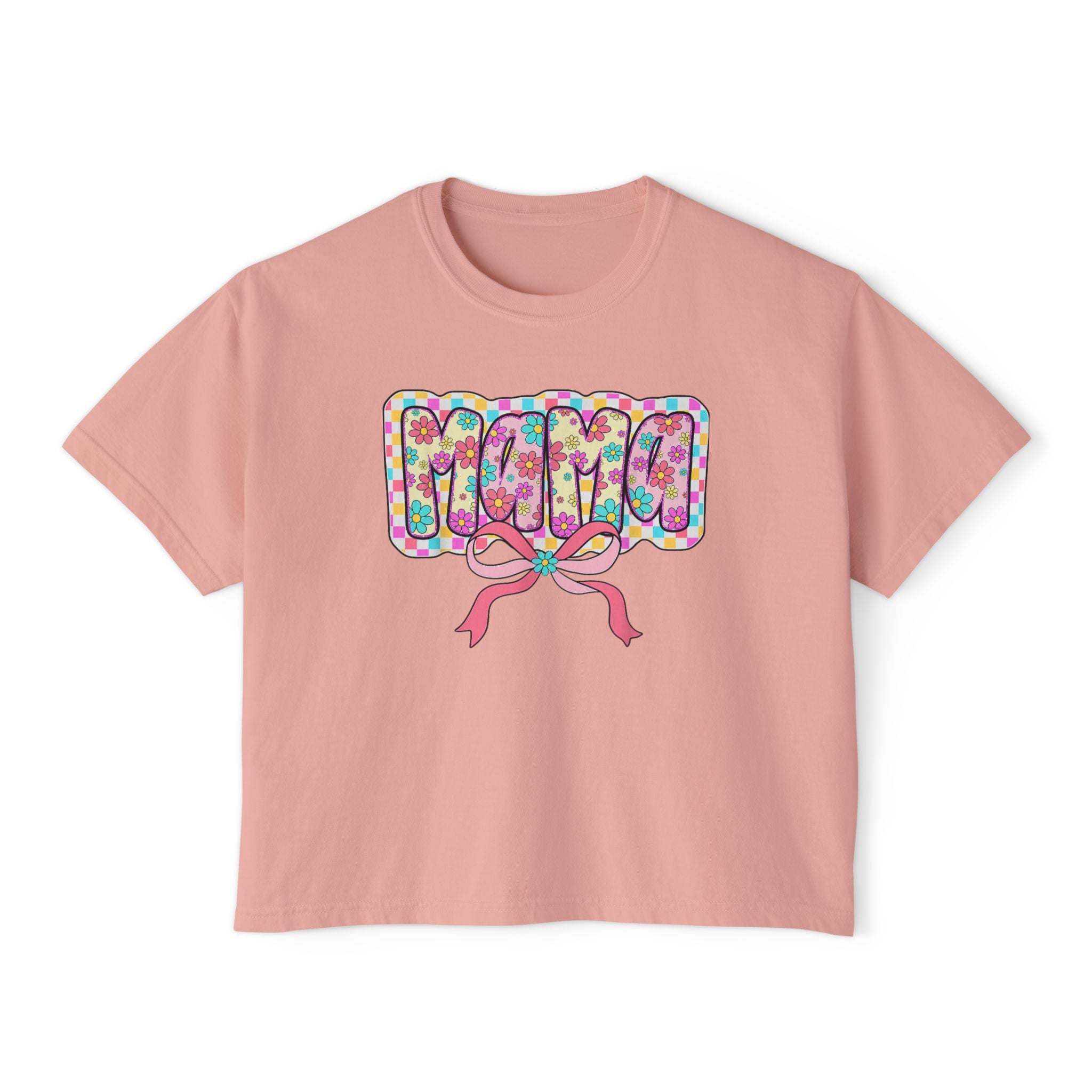 Mama Floral Bubble Tee