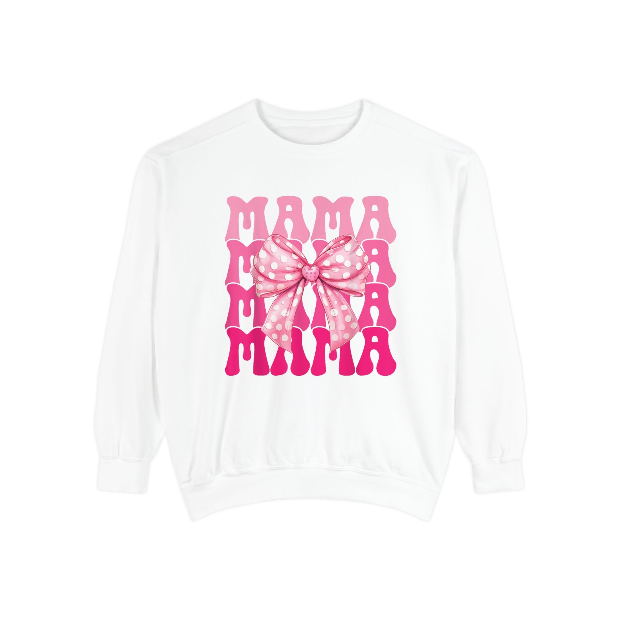 Pink Bow Mama Graphic Sweatshirt