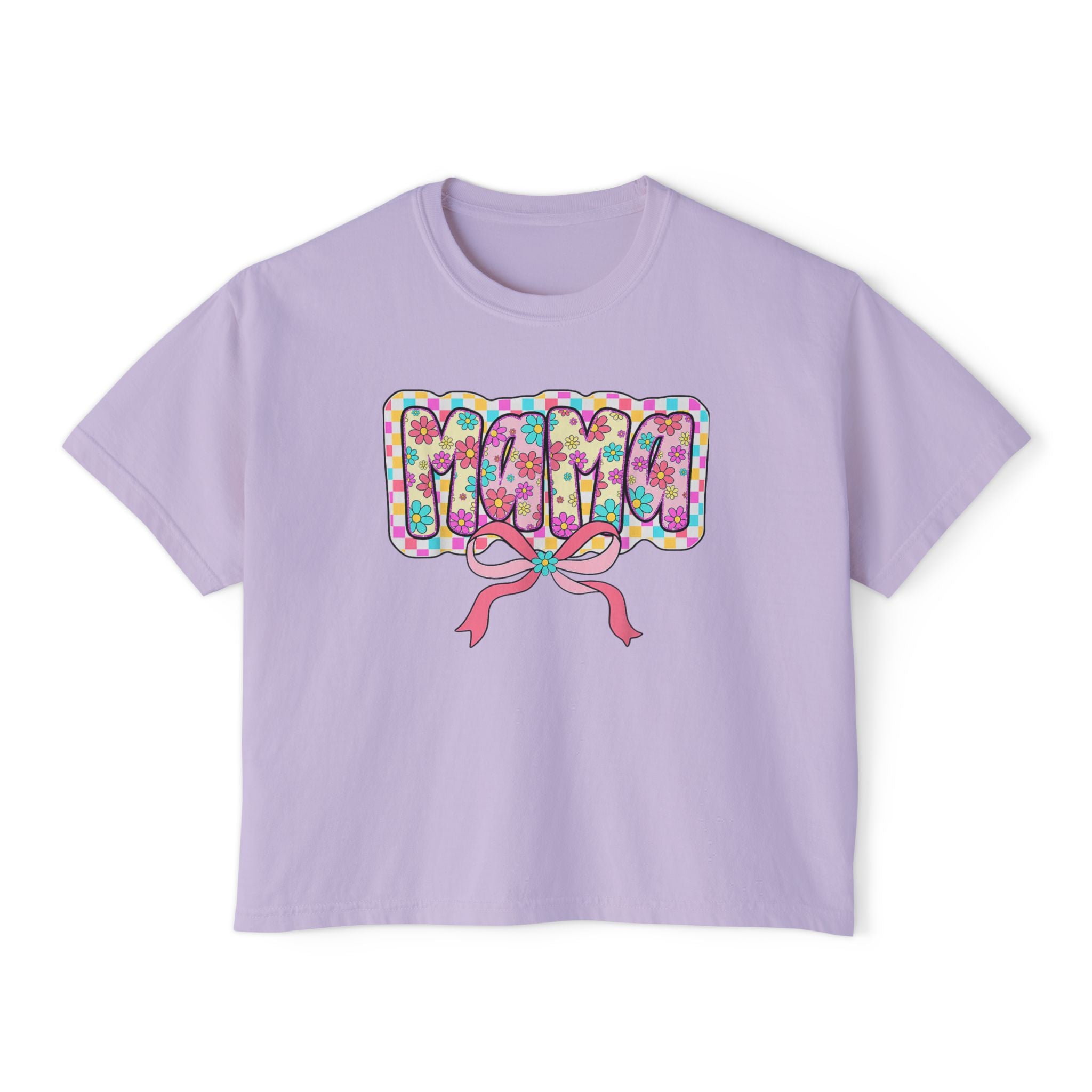 Mama Floral Bubble Tee