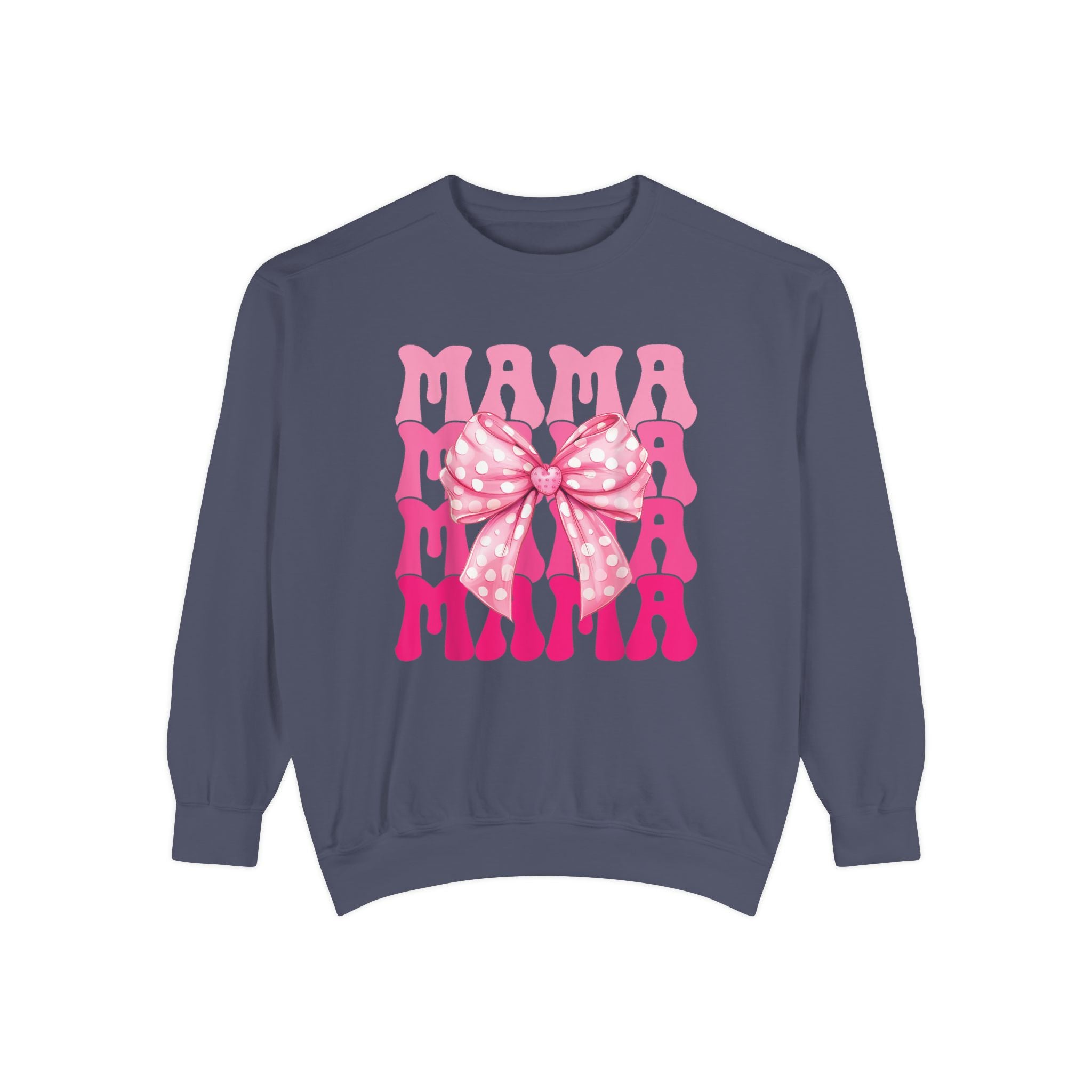 Pink Bow Mama Graphic Sweatshirt