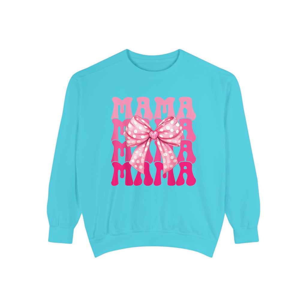Pink Bow Mama Graphic Sweatshirt