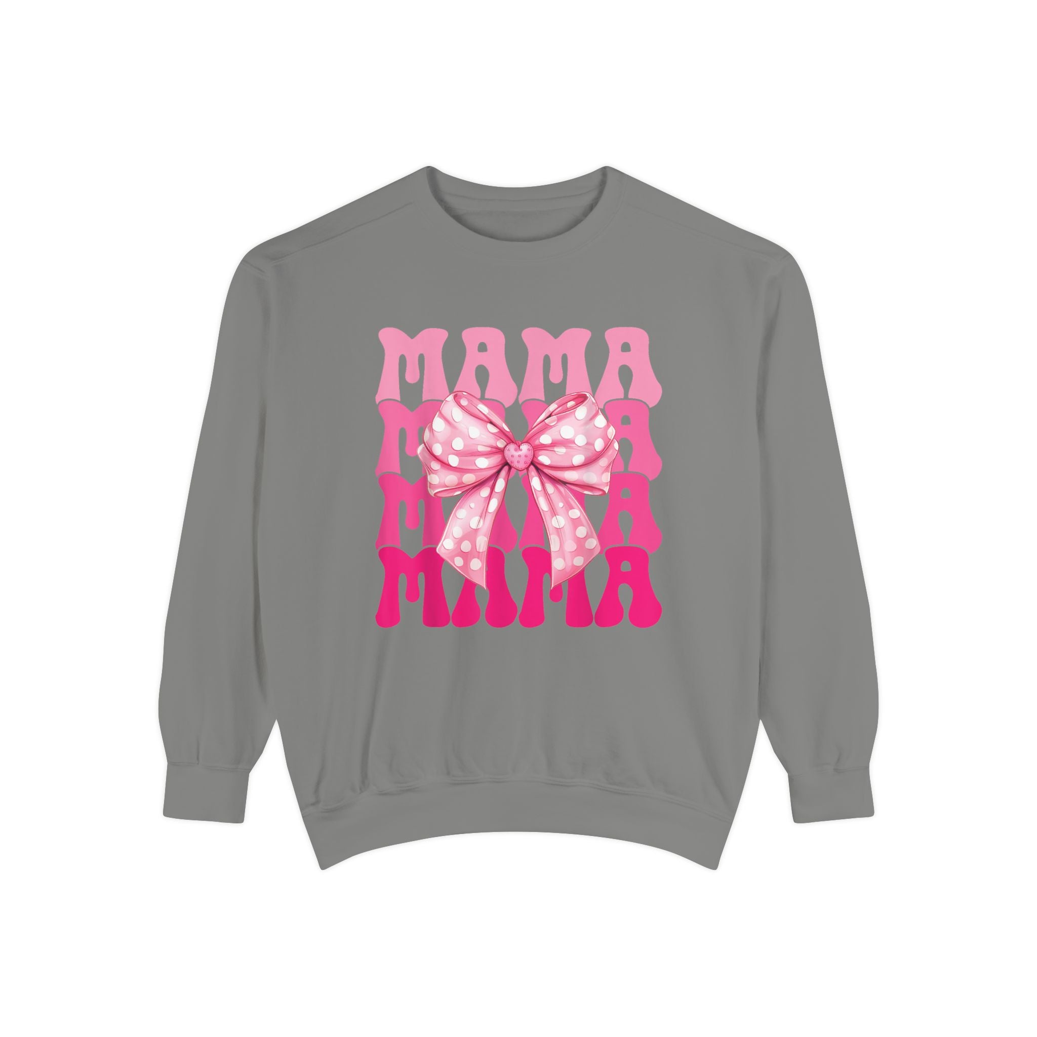 Pink Bow Mama Graphic Sweatshirt