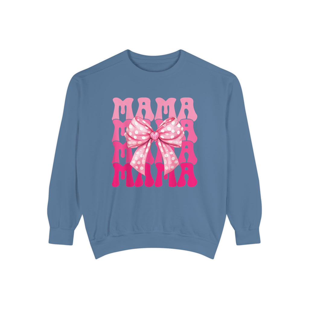 Pink Bow Mama Graphic Sweatshirt