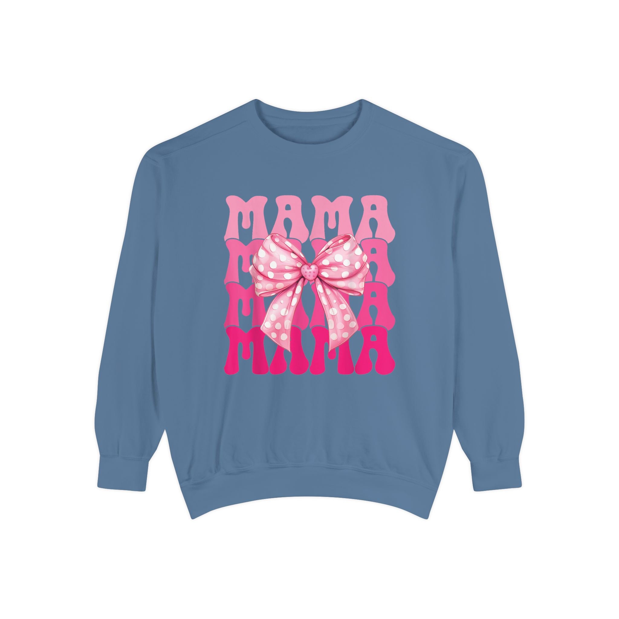 Pink Bow Mama Graphic Sweatshirt