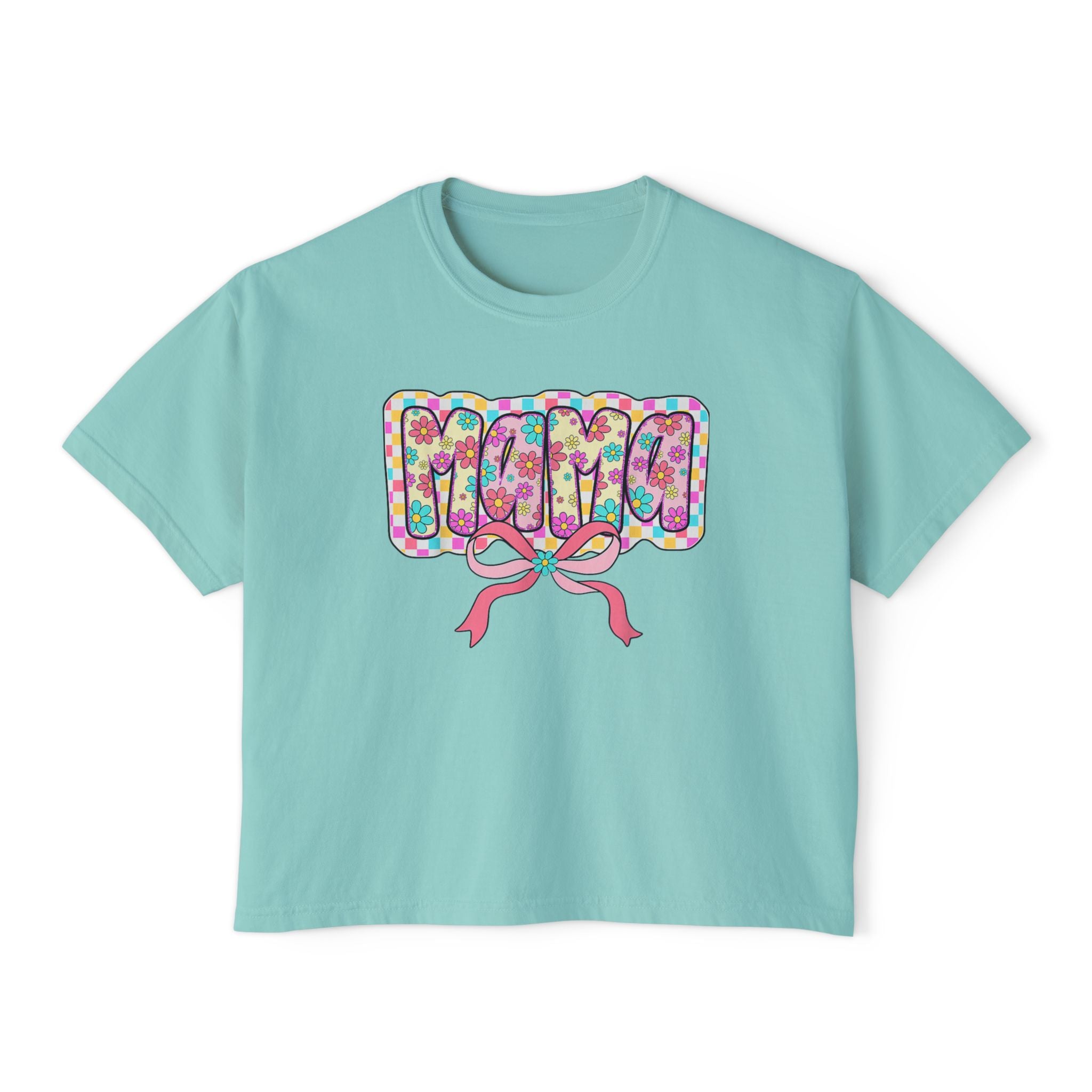 Mama Floral Bubble Tee